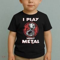 Sousaphone Play Heavy Metal Marching Band Toddler T-Shirt thumb 2