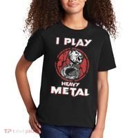 Sousaphone Play Heavy Metal Marching Band Kids T-Shirt thumb 2