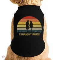 Straight Pride Heterosexual Pride Doggie Tank thumb 0