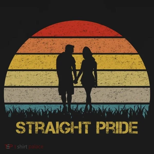 Straight Pride Heterosexual Pride Doggie Tank
