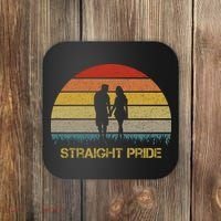 Straight Pride Heterosexual Pride Coaster thumb 0