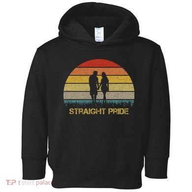 Straight Pride Heterosexual Pride Toddler Hoodie
