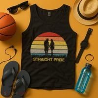 Straight Pride Heterosexual Pride Tank Top thumb 4