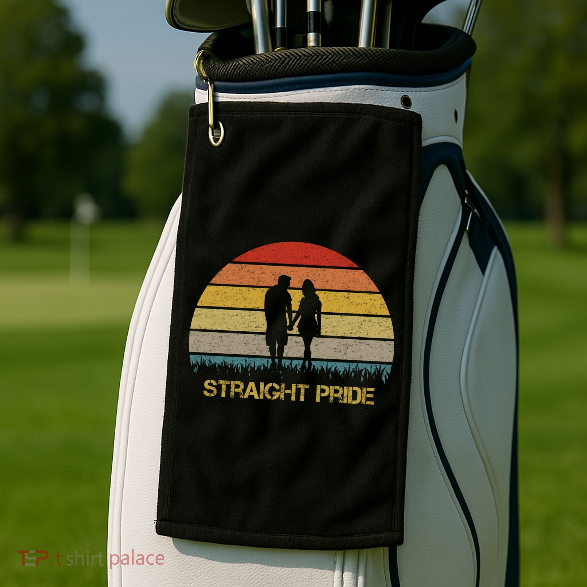 Straight Pride Heterosexual Pride Golf Towel