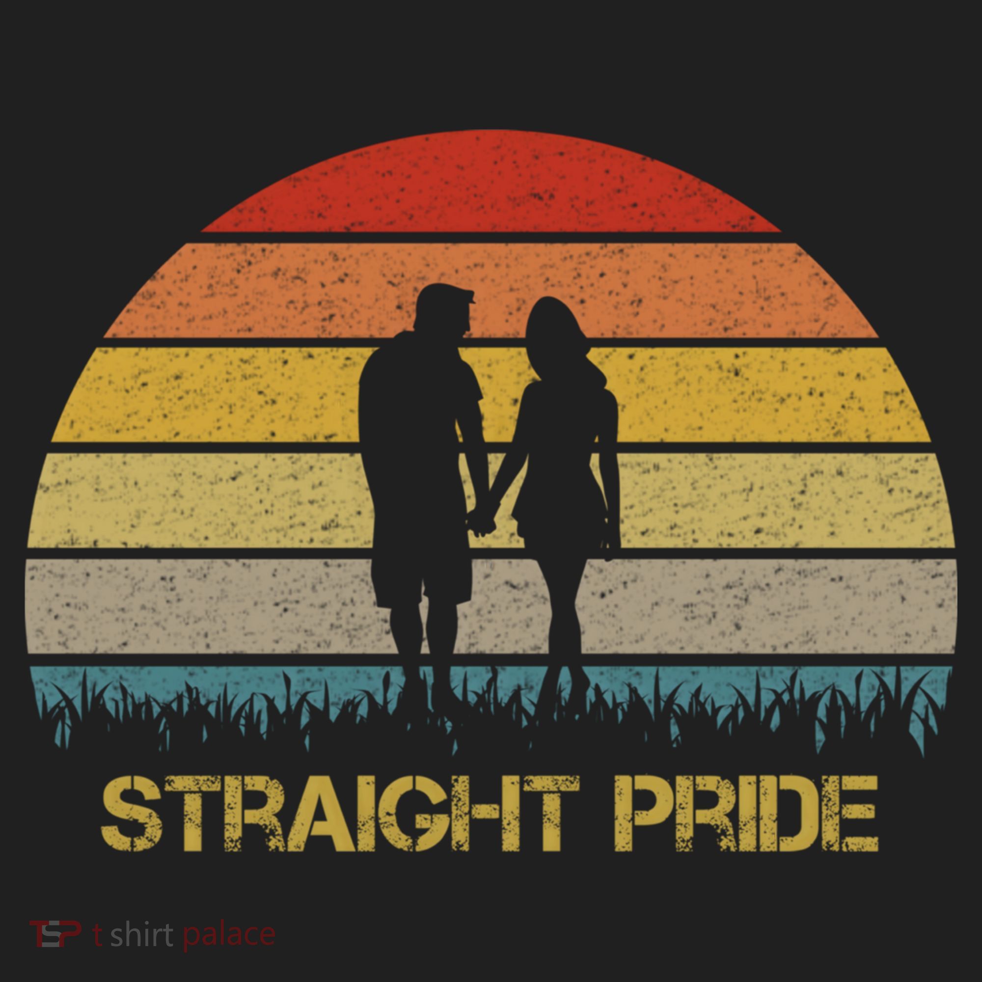 Straight Pride Heterosexual Pride Golf Towel