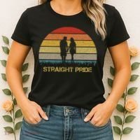 Straight Pride Heterosexual Pride Women's T-Shirt thumb 2