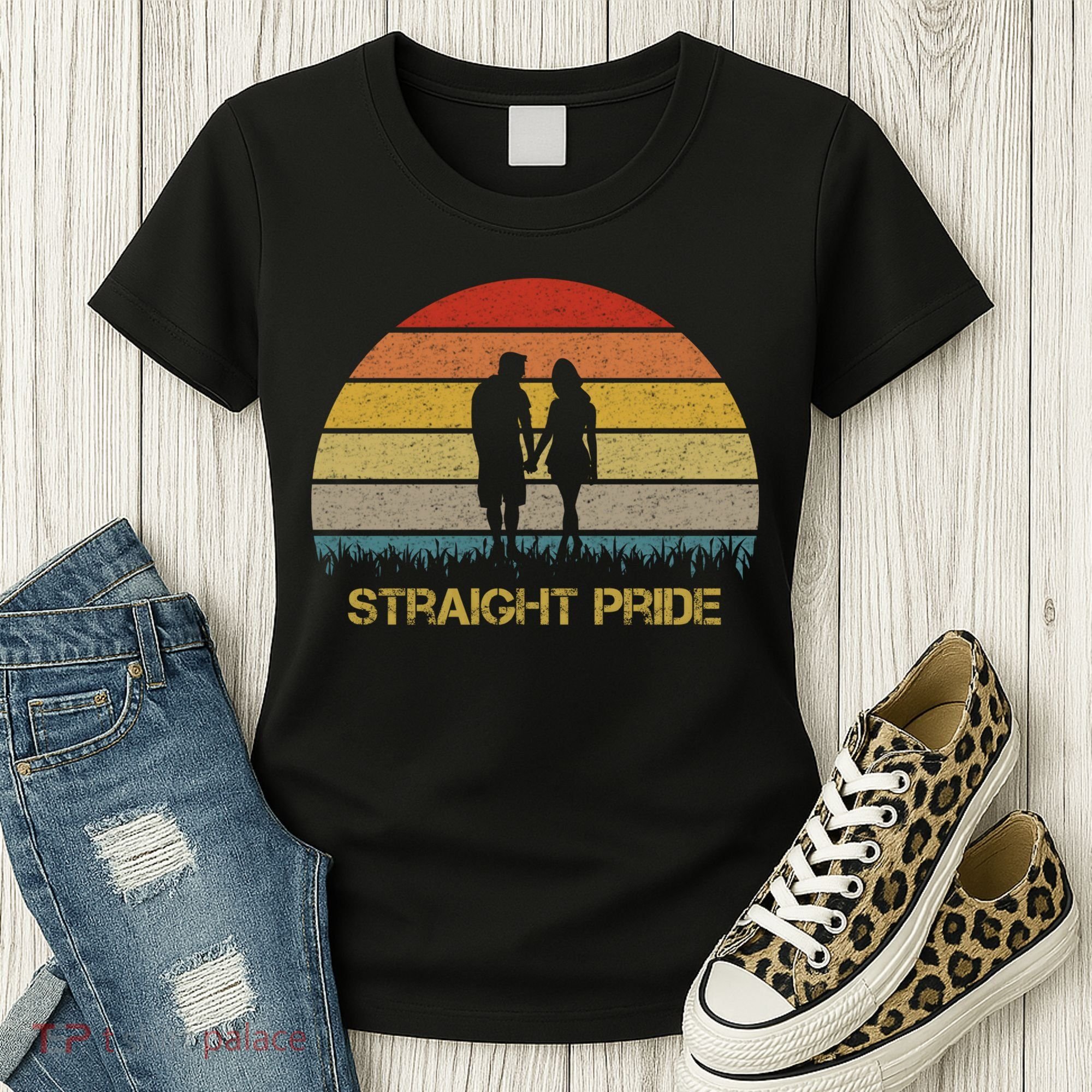 Straight Pride Heterosexual Pride Women's T-Shirt