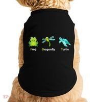 Subtle Political Humor Frog Dragonfly Turtle  Doggie Tank thumb 0