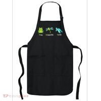 Subtle Political Humor Frog Dragonfly Turtle  Apron thumb 0
