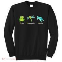 Subtle Political Humor Frog Dragonfly Turtle  Sweatshirt thumb 0
