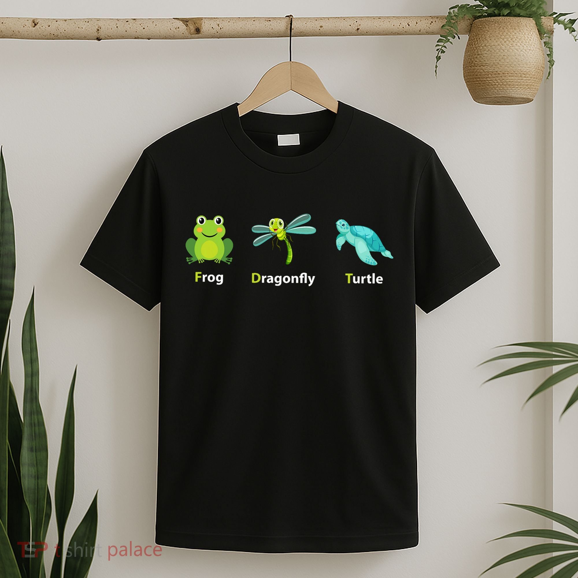 Subtle Political Humor Frog Dragonfly Turtle  T-Shirt