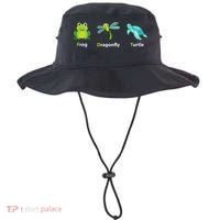Subtle Political Humor Frog Dragonfly Turtle  Bucket Hat thumb 0