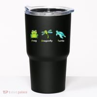 Subtle Political Humor Frog Dragonfly Turtle  Tumbler thumb 0