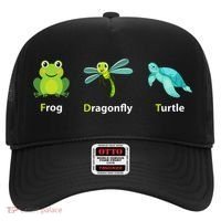 Subtle Political Humor Frog Dragonfly Turtle  Hat thumb 0
