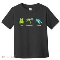 Subtle Political Humor Frog Dragonfly Turtle  Toddler T-Shirt thumb 0