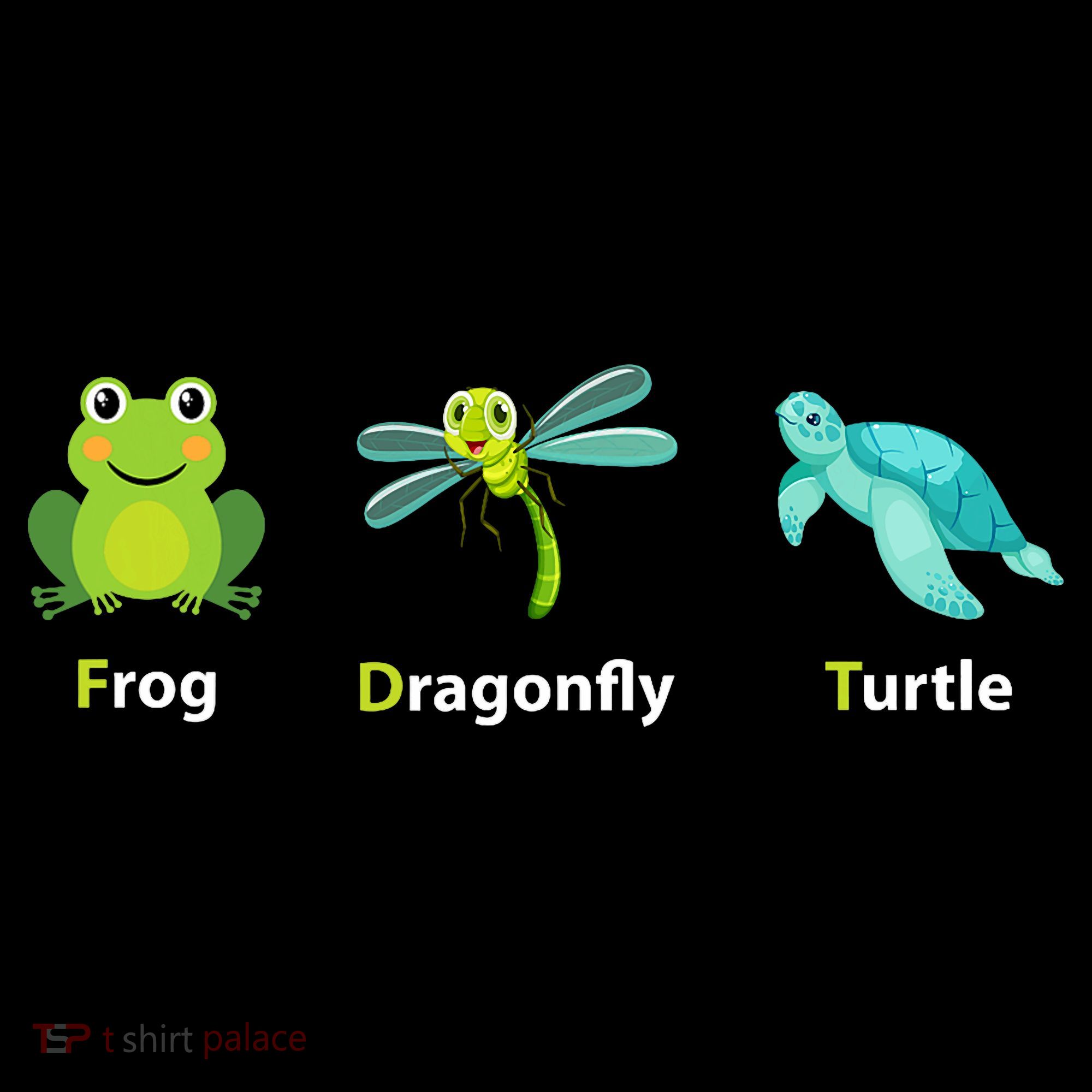 Subtle Political Humor Frog Dragonfly Turtle  Women's T-Shirt