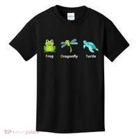 Subtle Political Humor Frog Dragonfly Turtle  Kids T-Shirt thumb 0