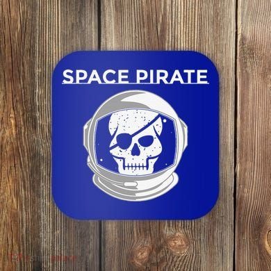 Space Pirate Halloween Costume For Pirate Astronaut Fan Coaster
