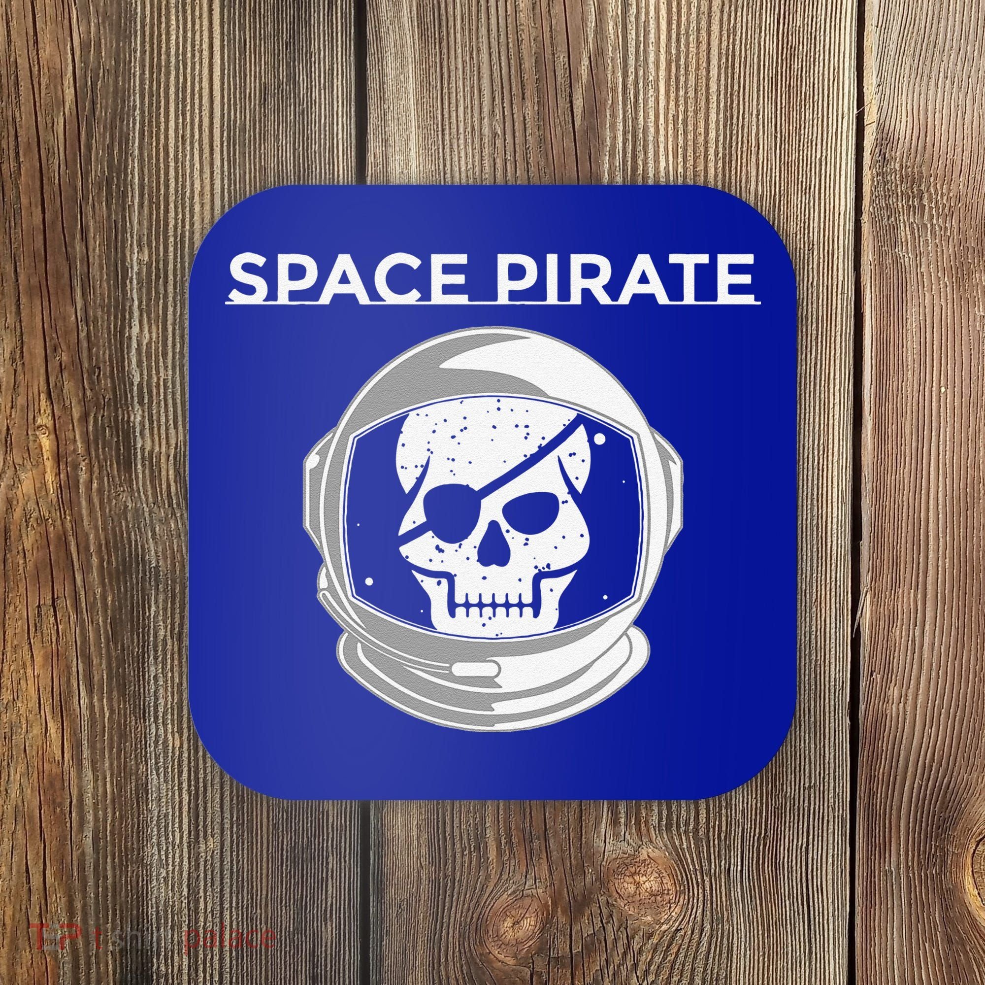 Space Pirate Halloween Costume For Pirate Astronaut Fan Coaster