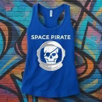 Space Pirate Halloween Costume For Pirate Astronaut Fan Women's Tank Top thumb 3
