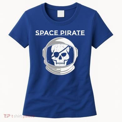 Space Pirate Halloween Costume For Pirate Astronaut Fan Women's T-Shirt