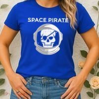 Space Pirate Halloween Costume For Pirate Astronaut Fan Women's T-Shirt thumb 2