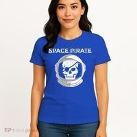 Space Pirate Halloween Costume For Pirate Astronaut Fan Women's T-Shirt thumb 4