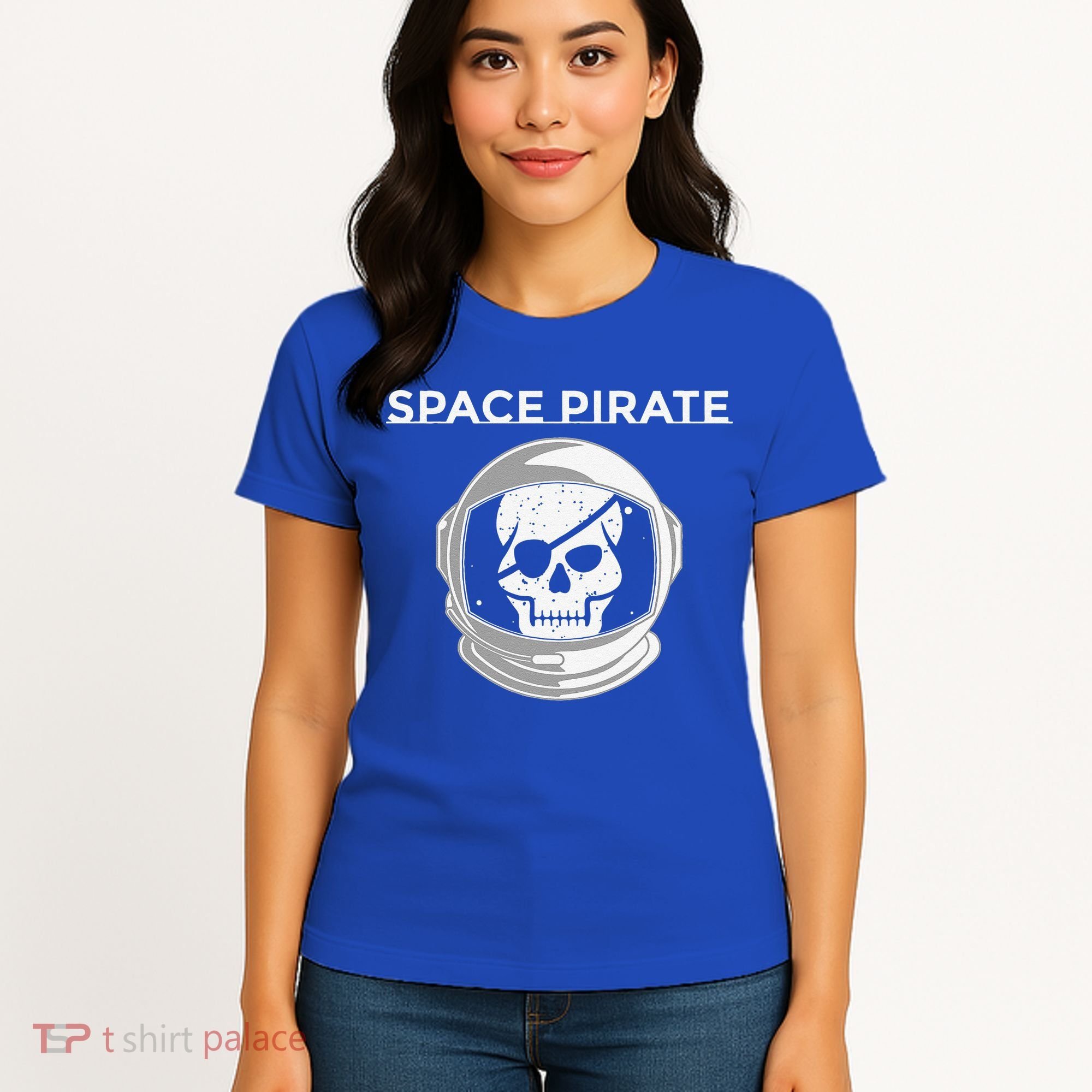 Space Pirate Halloween Costume For Pirate Astronaut Fan Women's T-Shirt