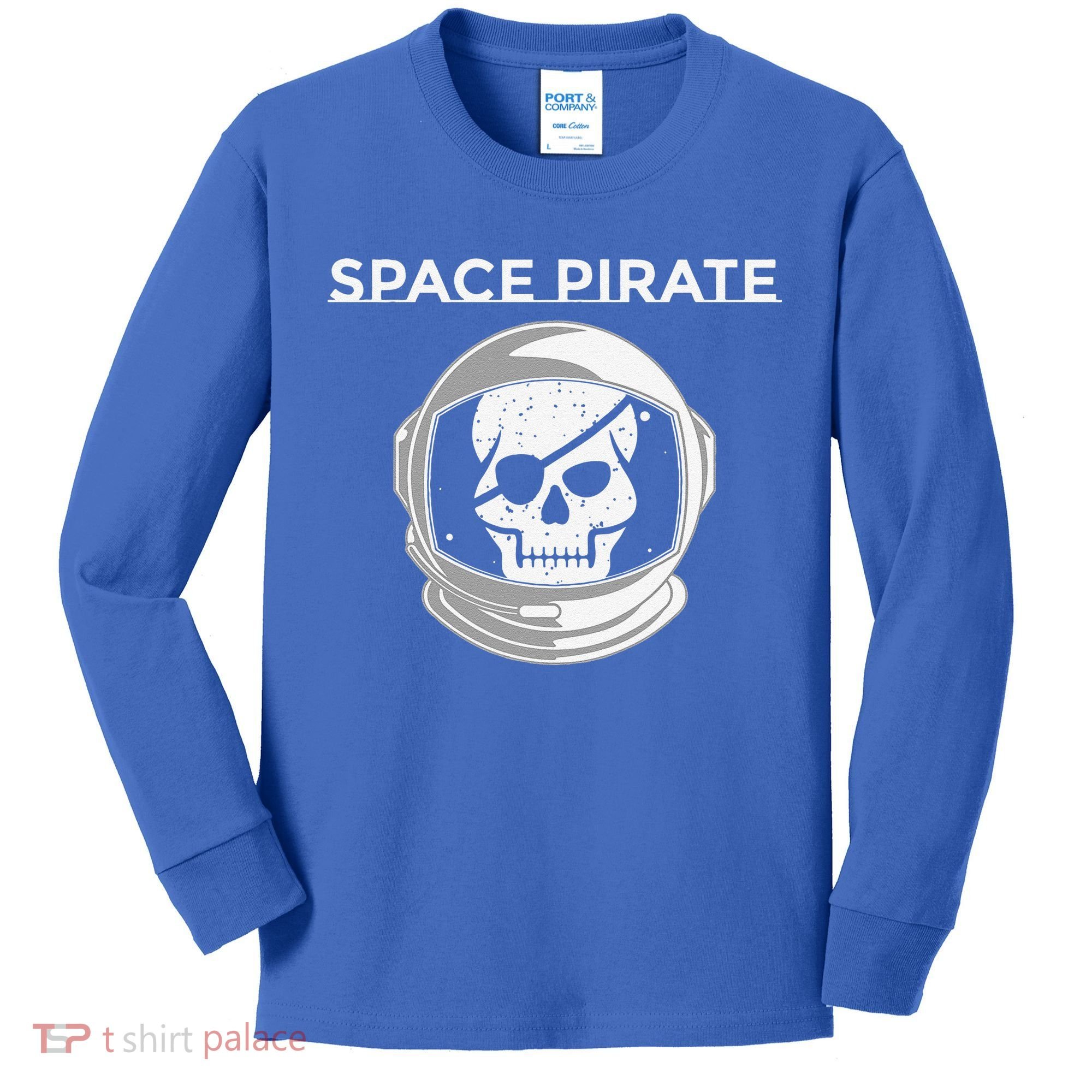 Space Pirate Halloween Costume For Pirate Astronaut Fan Kids Long Sleeve Shirt