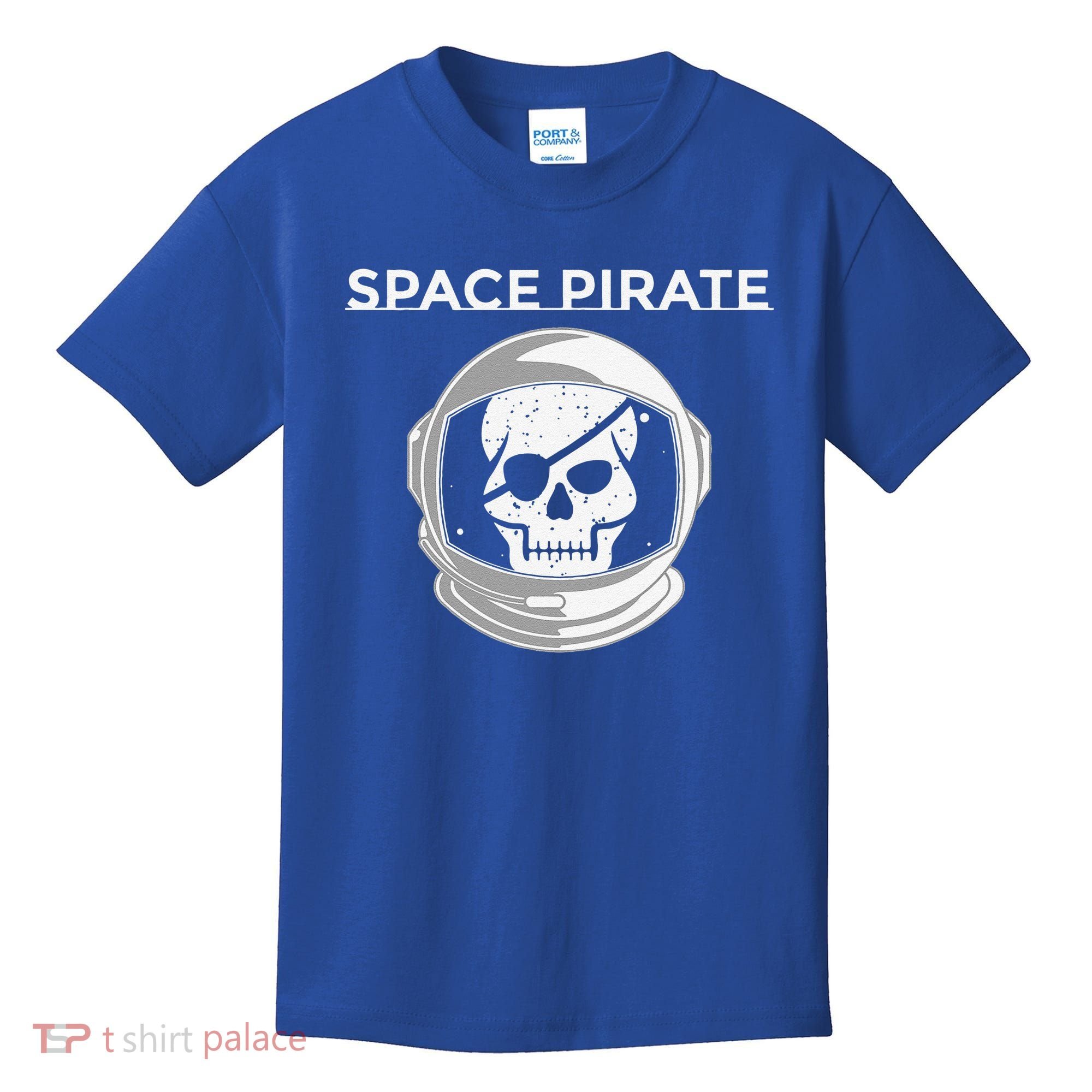 Space Pirate Halloween Costume For Pirate Astronaut Fan Kids T-Shirt