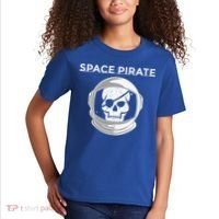 Space Pirate Halloween Costume For Pirate Astronaut Fan Kids T-Shirt thumb 2