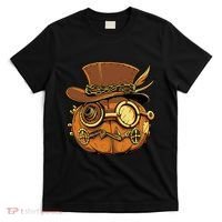 Steampunk Pumpkin Halloween T-Shirt thumb 0