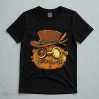 Steampunk Pumpkin Halloween T-Shirt thumb 5