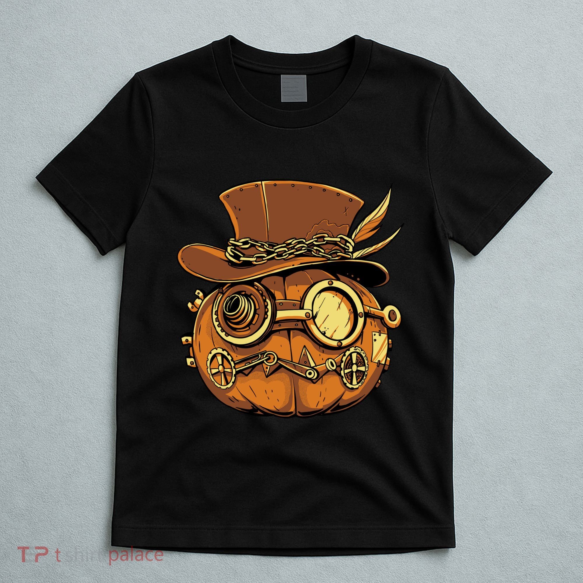 Steampunk Pumpkin Halloween T-Shirt