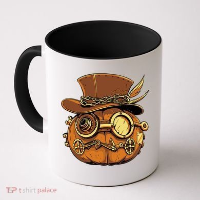 Steampunk Pumpkin Halloween Coffee Mug