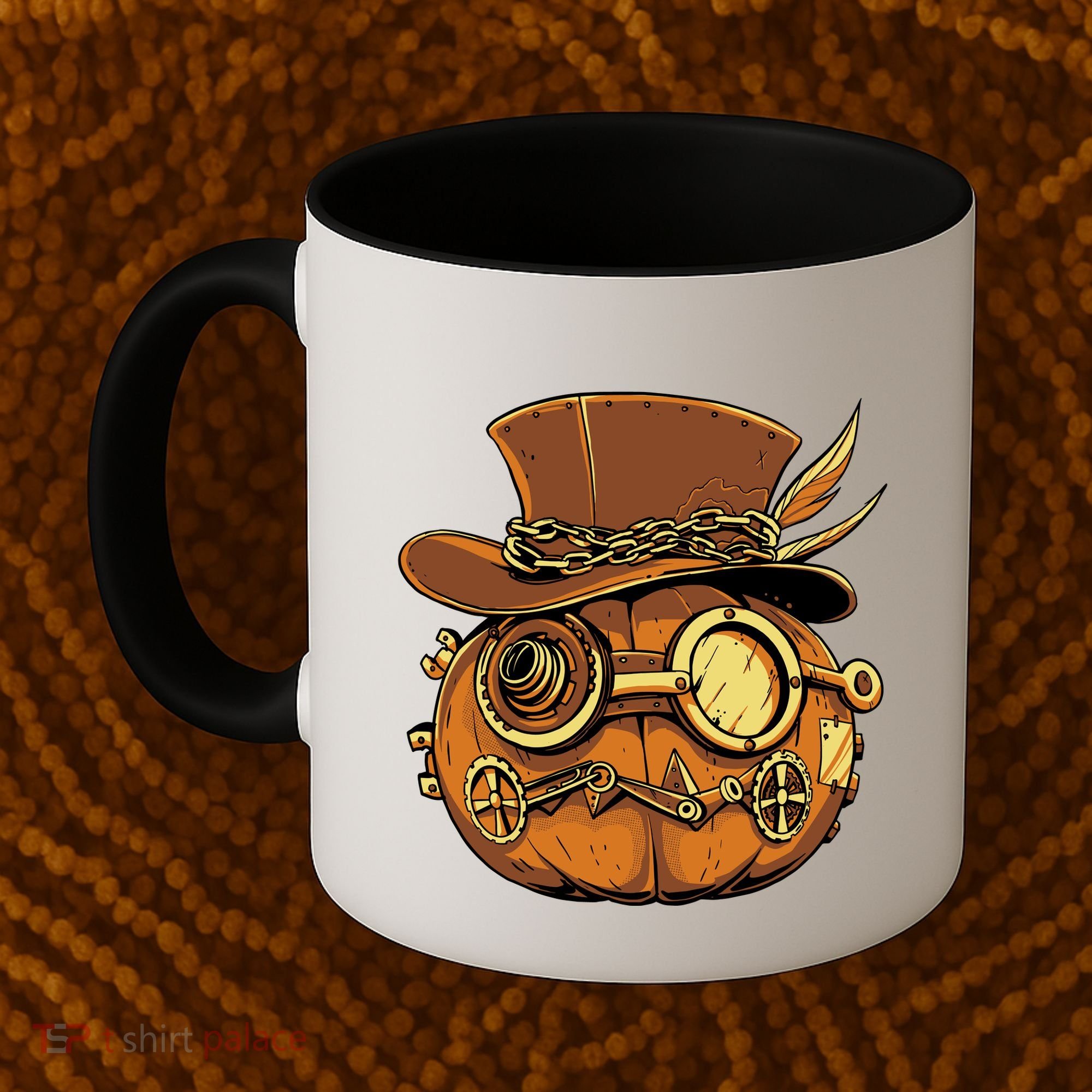 Steampunk Pumpkin Halloween Coffee Mug