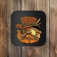Steampunk Pumpkin Halloween Coaster thumb 0