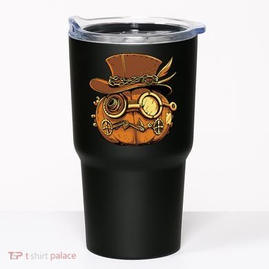 Steampunk Pumpkin Halloween Tumbler