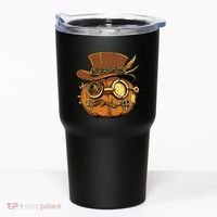 Steampunk Pumpkin Halloween Tumbler thumb 0