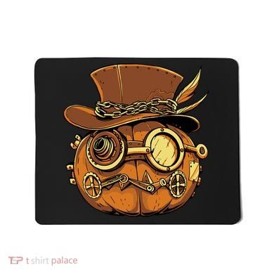 Steampunk Pumpkin Halloween Mousepad