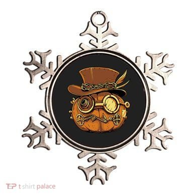 Steampunk Pumpkin Halloween Ornament