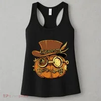 Steampunk Pumpkin Halloween Women's Tank Top thumb 3