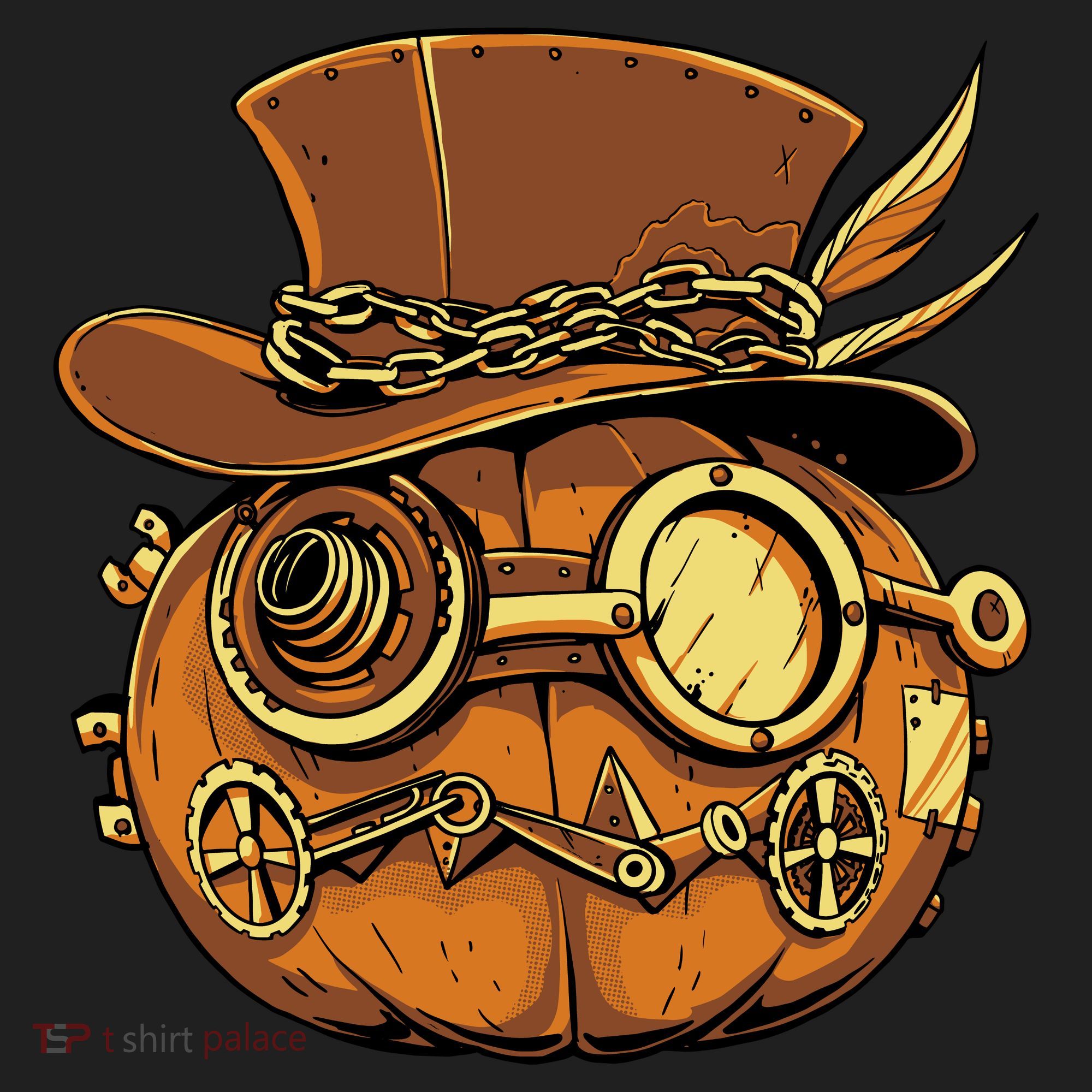 Steampunk Pumpkin Halloween Hat