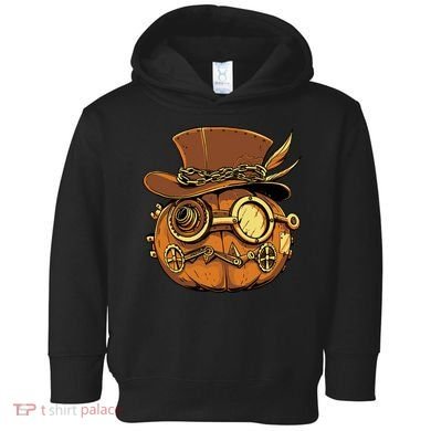 Steampunk Pumpkin Halloween Toddler Hoodie