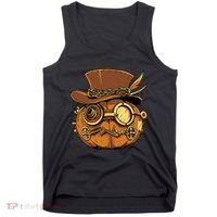 Steampunk Pumpkin Halloween Tank Top thumb 0