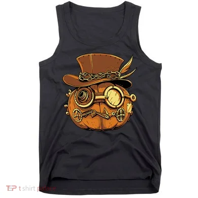 Steampunk Pumpkin Halloween Tank Top