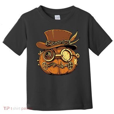 Steampunk Pumpkin Halloween Toddler T-Shirt
