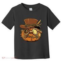 Steampunk Pumpkin Halloween Toddler T-Shirt thumb 0