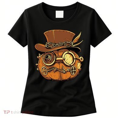 Steampunk Pumpkin Halloween Women's T-Shirt