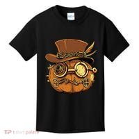 Steampunk Pumpkin Halloween Kids T-Shirt thumb 0
